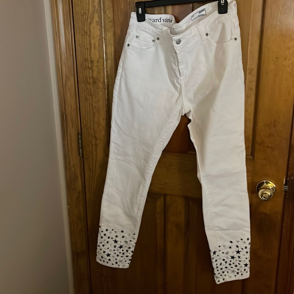 Vineyard Vines white denim pant